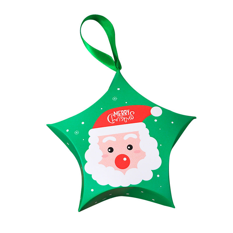Christmas candy packaging box, Christmas gift box, new pentagonal star gift packaging box - Korvel