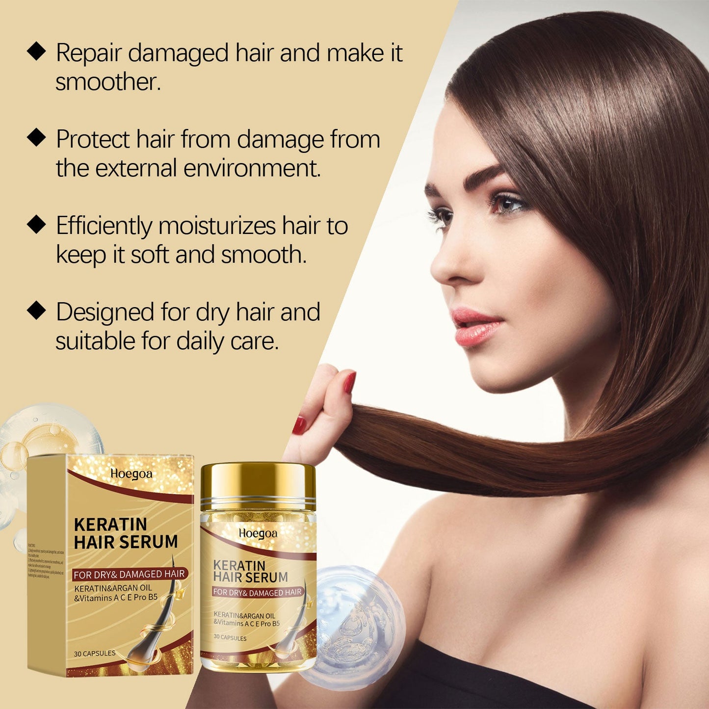 Premium Argan Hair Care Oil for Smooth, Glossy Hair