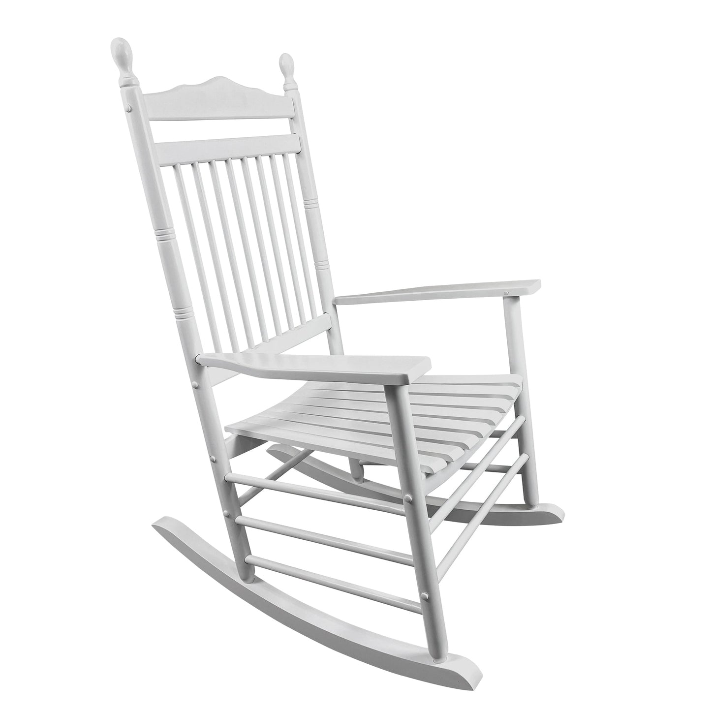 Premium White Balcony Porch Rocking Chair