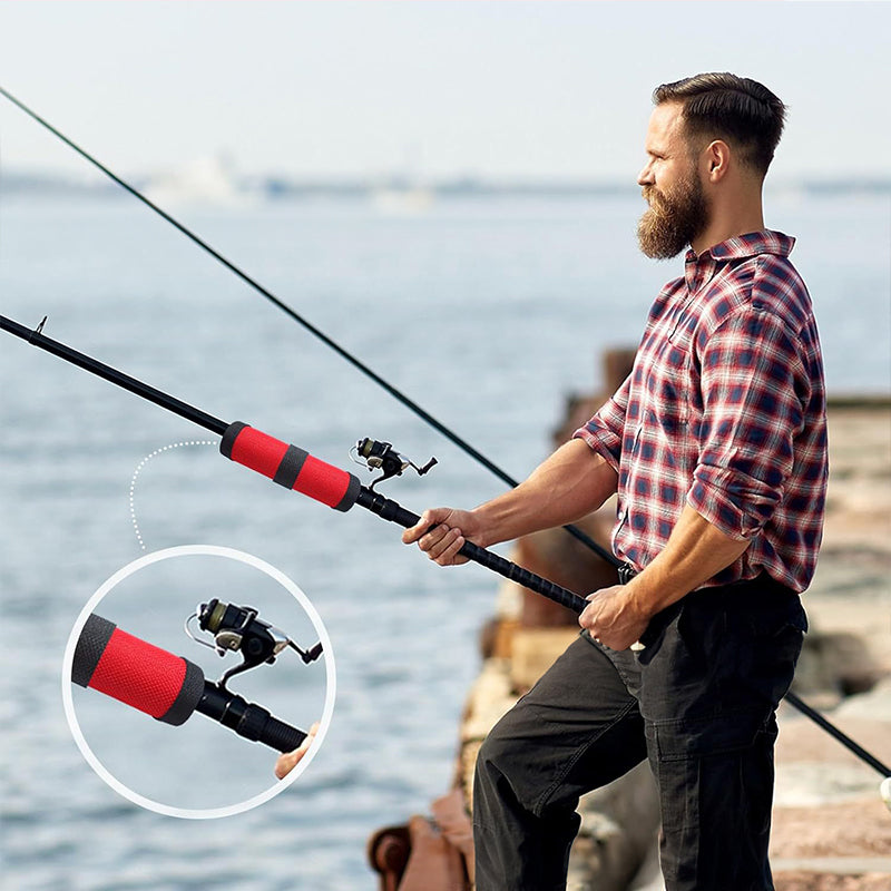 6 - piece set of 5.9 - inch lure wraps. Doubles as covers, gloves, hook protectors. Keeps anglers safe while fishing. - Korvel