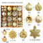 Christmas decoration 6cm electroplated ball plastic ball special-shaped painted Christmas ball gift Christmas tree pendant - Korvel