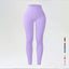 Threaded autumn and winter yoga pants seamless fitness pants high waisted sports yoga clothes leggings - Korvel