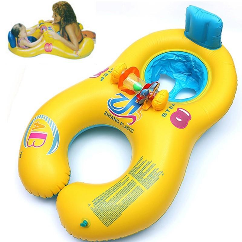 Anillo de natación premium madre-hijo para días divertidos en la piscina