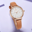 Montre de Luxe Élégante pour Femme avec Double Zircon et Chronomètre