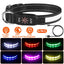 Collier LED Gbruno pour Chien - Collier Lumineux de Sécurité de Nuit avec 9 Couleurs