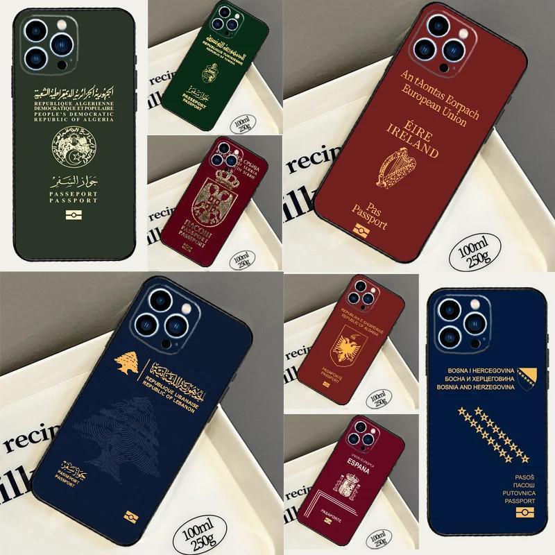 Coque de téléphone passeport premium pour appareils mobiles