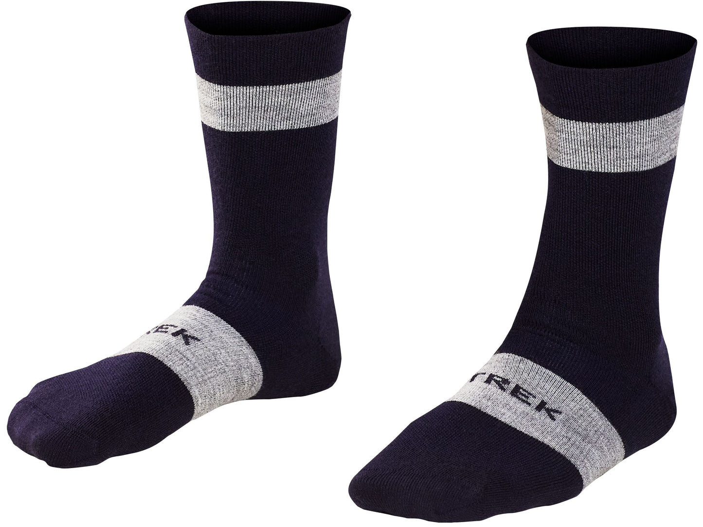 Sock Trek Race Merino Wool Crew Small (35-38) - Deep Dark Blue