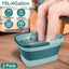 Bañera de pies plegable con rodillos de masaje - 2 paquetes