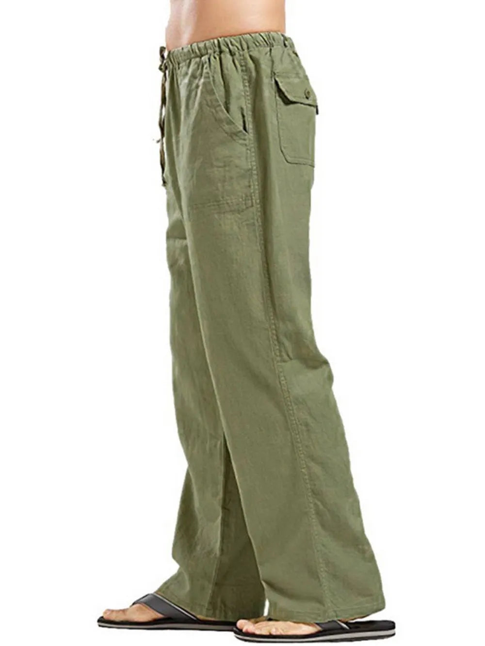 Joggers à cordon pour hommes grandes tailles avec poches