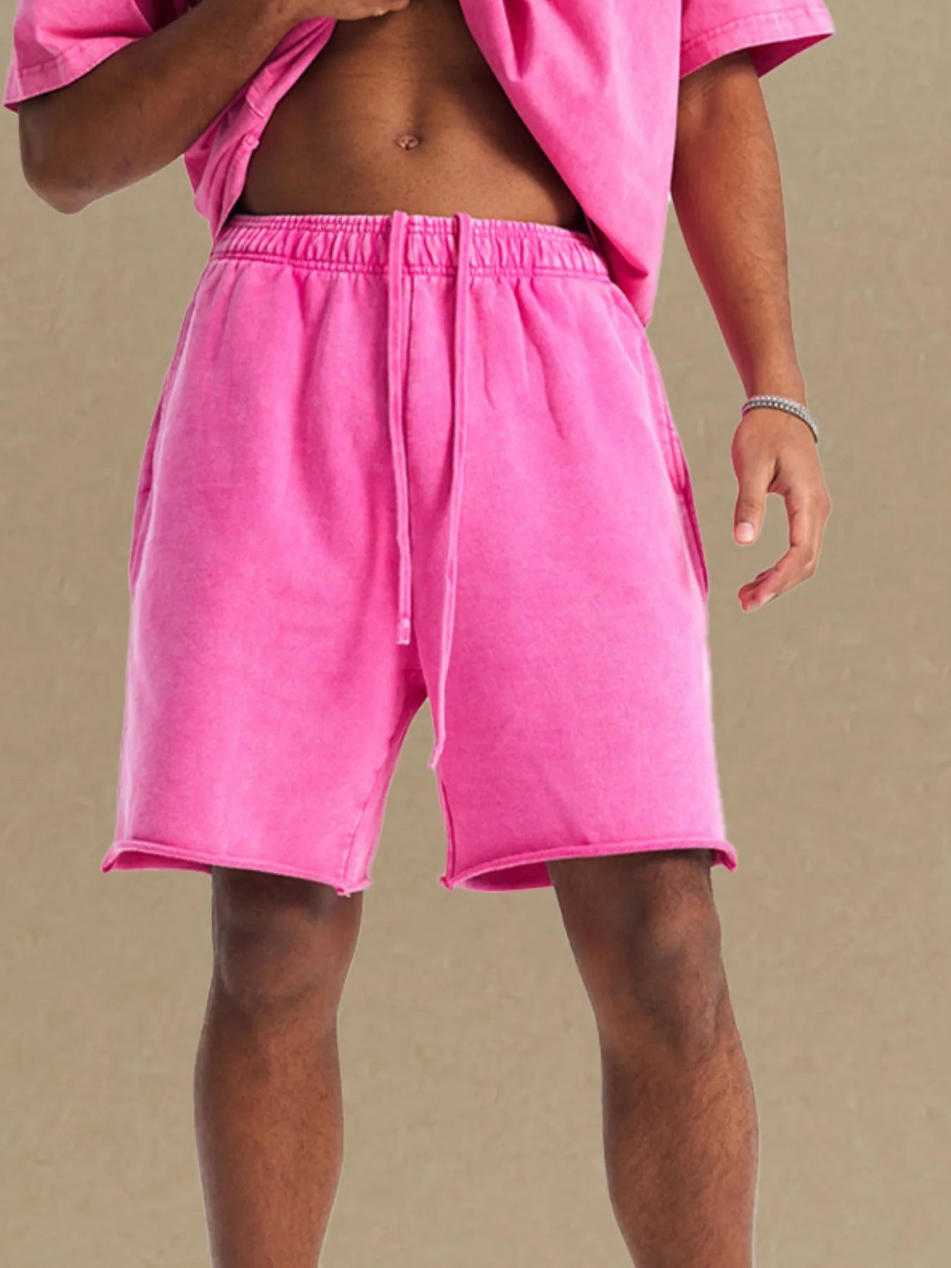 Pantalones Cortos Jogger de Cuerda para Hombre