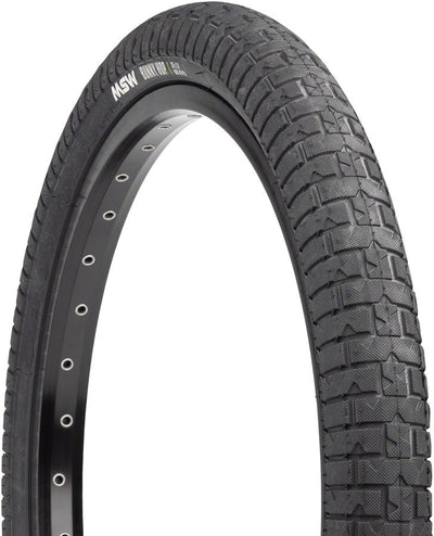 MSW Bunny Hop Tire - 20 x 2.0 Black Folding Wire Bead