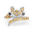 1.00 Carat Citrine & Black Spinel Sterling Silver Ring