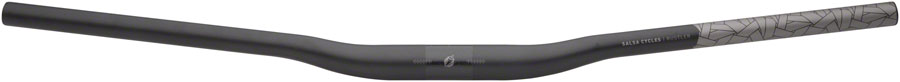 Guidon Riser en Carbone Salsa Rustler - 31,8 mm, Largeur 800 mm, Noir