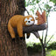 Sloth and Squirrel Resin Garden Hangers