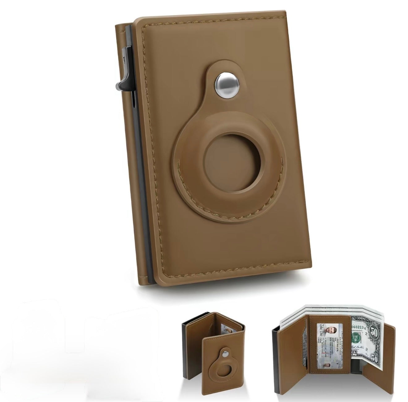SlimGuard RFID Wallet - Minimalist Design & Security