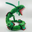 Dragon du ciel en peluche assis de 80 cm - Vert et Noir