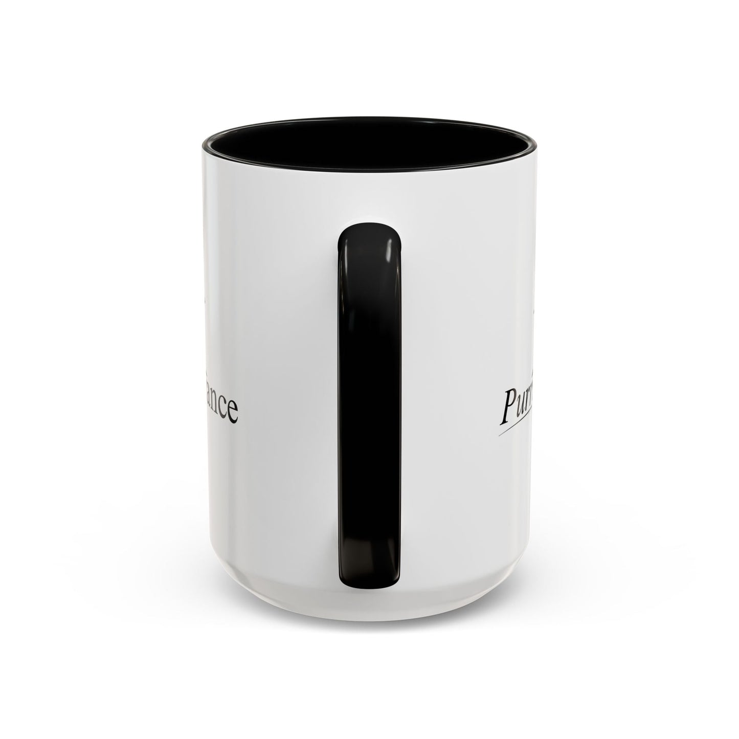 Purrseverance Accent Coffee Mug - Stylish & Functional