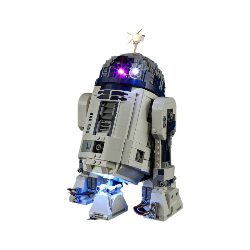 YEABRICKS is compatible with LEGO 75379 Star Wars R2-D2 LED lighting, building block toys, assembly lights - Korvel