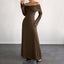 Elegant One-Shoulder Fitted Long Dress for Women