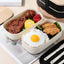 Japanese Style Double-Layer Bamboo Lid Bento Box