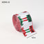 Christmas decoration ribbon, cedar pattern printed ribbon, bow tie, Christmas decoration ribbon, holiday ribbon - Korvel