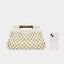 Hollow-out Bamboo-Section Handle Handwoven Small Square Bag