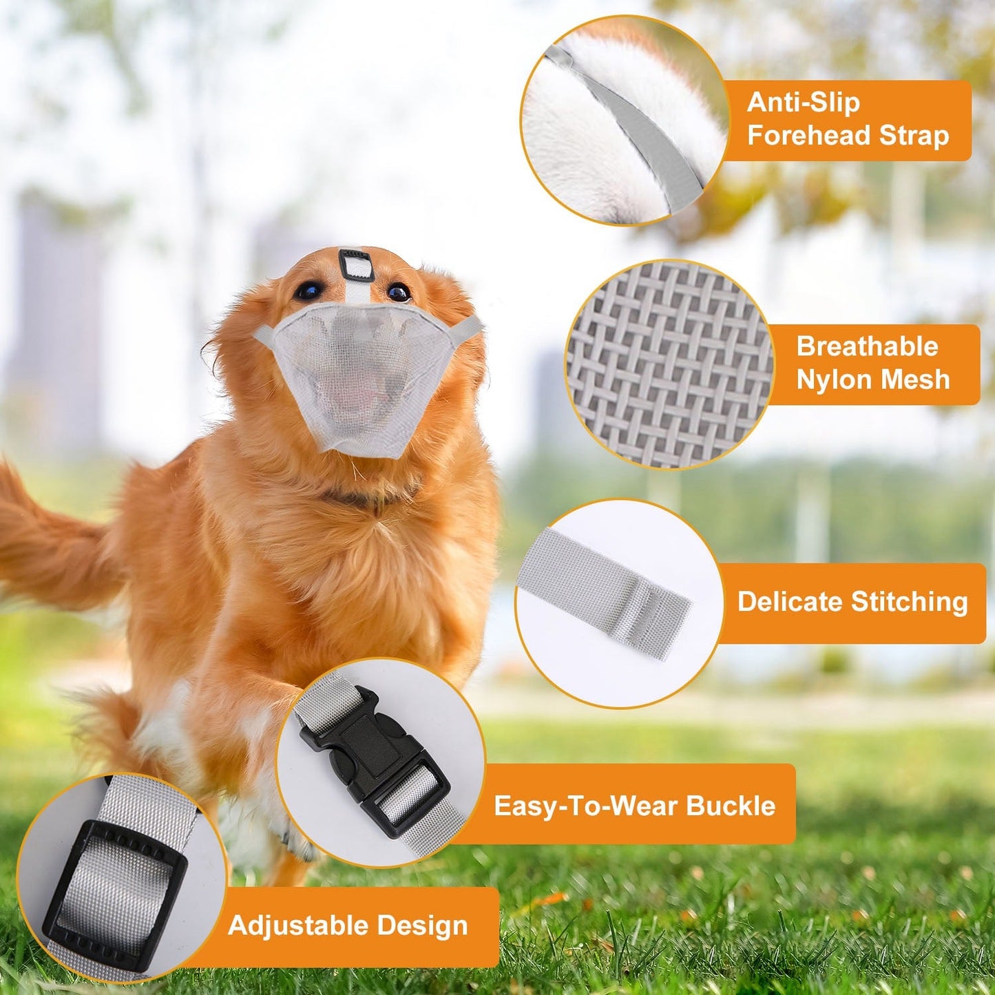 GBruno Premium Pet Muzzle Mask