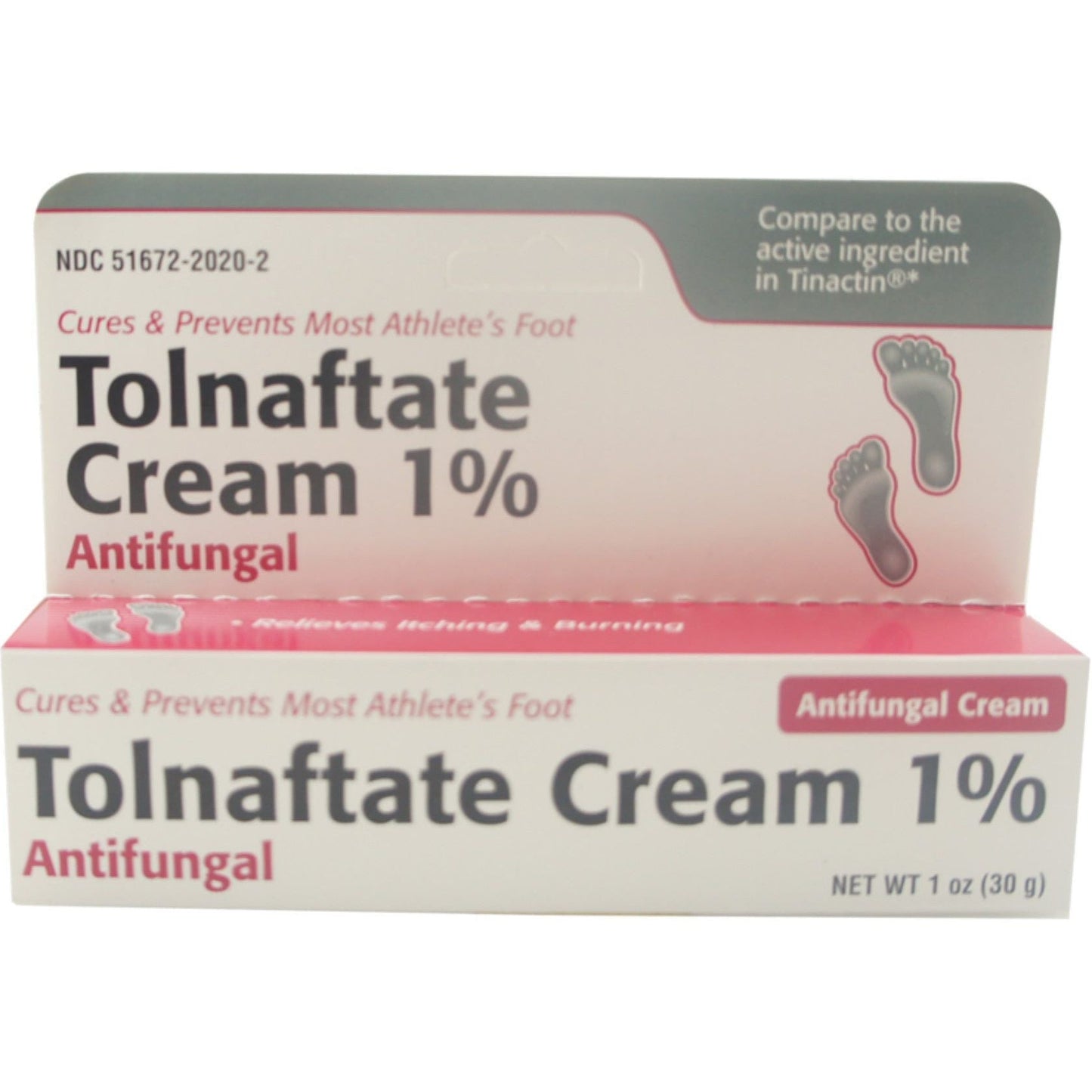 Crème antifongique Taro Tolnaftate 1 %, Force maximale, 1 oz