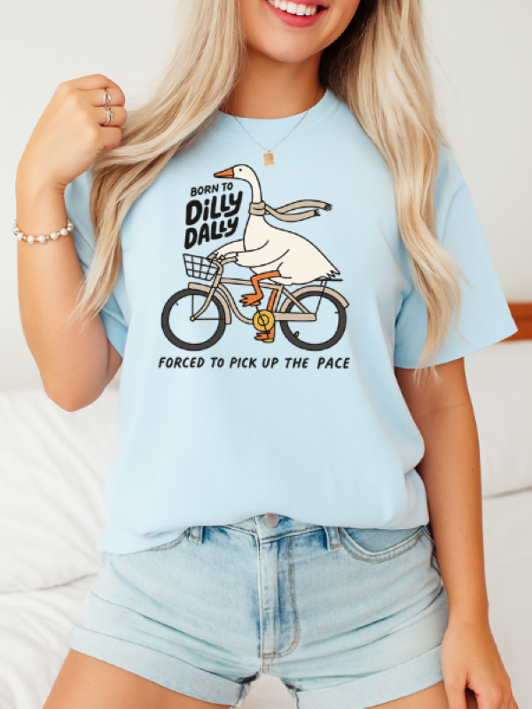 Born to Dilly Dally Oversized Tee