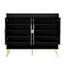 U-Can Modern Wooden Shoe Cabinet with Doors - 11-Tier Organizer
