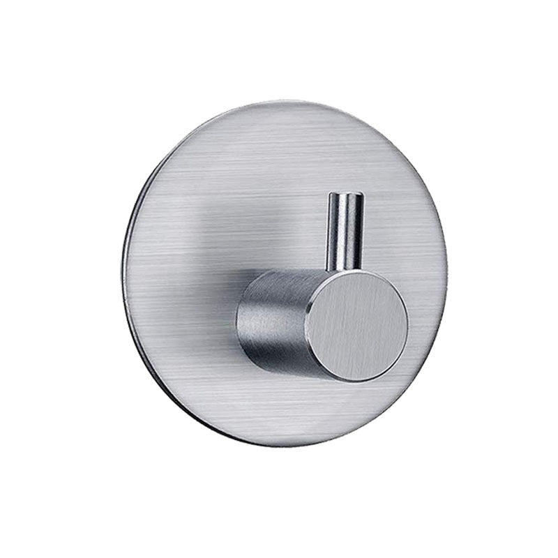 SUS304 Black Robe Hook Wall Hook Towel Hook for Bathroom Stainless Steel Coat Hook Rustproof Hook Hanger for Kitchen Hardware - Korvel