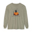 Happy Halloween Cat Long Sleeve Tee for Cat Lovers