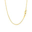 Chaîne en Or Jaune 14k en Blé Ronde - 1,0 mm
