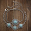 Ensemble de Bracelets en Alliage Turquoise Bohémien pour Femmes