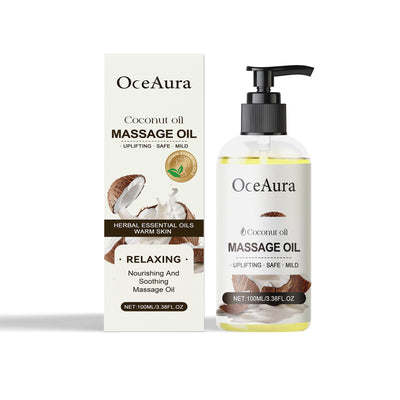 Coconut Oil Body Essential Oil Hydrating And Moisturizing Body Moisturizing Massage Essential Oil - Korvel