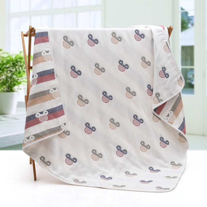 Manta de Recepción Premium 100% Algodón - 110x110cm