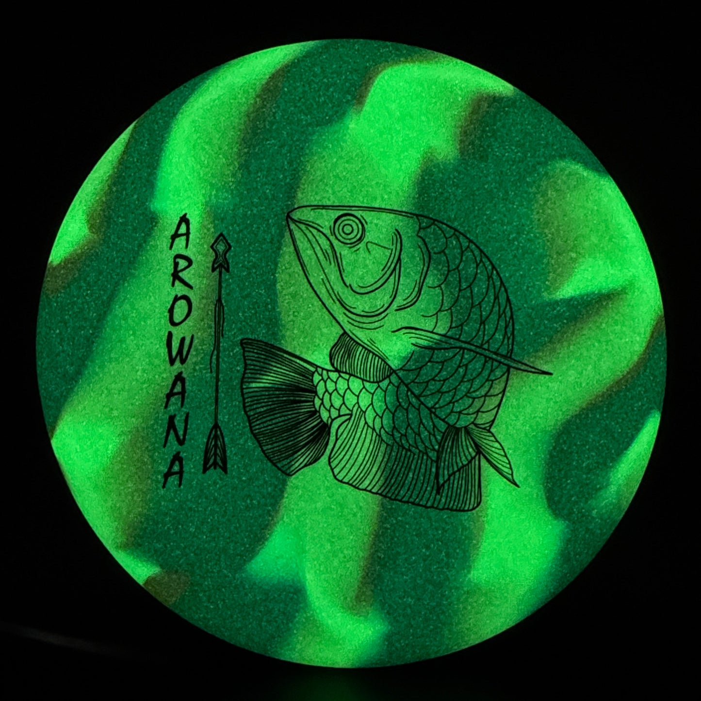 glO-G Arowana - Seafoam Disc Golf Putter