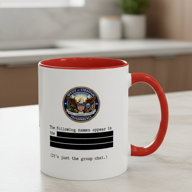 Unsealed Documents Coffee Mug – Political Satire Design