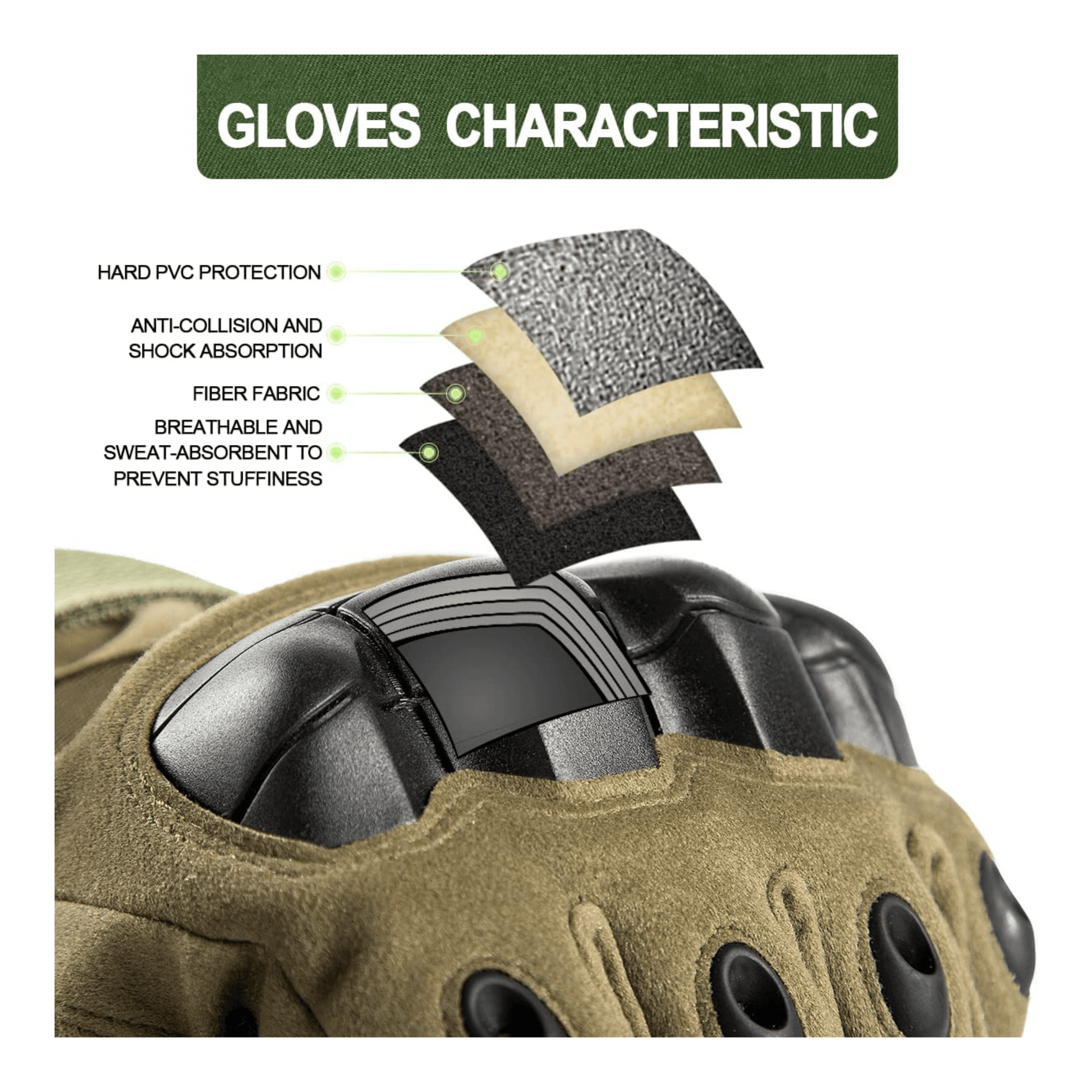 Tactical Military Airsoft Gloves for Outdoor Sports, Paintball, and Motorcycling with Touchscreen Fingertip Capability - Korvel