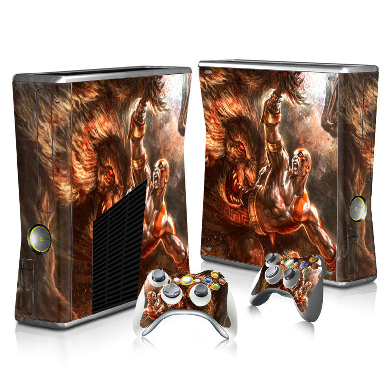 Xbox 360 Slim Full Body Color Membrane Stickers with Scratch-Resistant Protection - Korvel
