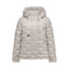 Veste en duvet blanc épais de luxe légère