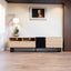 Modern TV Stand for 80'' TV with Double Storage Space Media Console Table Entertainment Center with Drop Down Door - Korvel