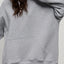 Hoodie à manches longues avec épaule tombante et poches