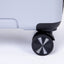 Hardshell Suitcase Spinner Wheels PP Luggage Sets Lightweight Suitcase with TSA Lock,3-Piece Set (20/24/28) ,Silver - Korvel