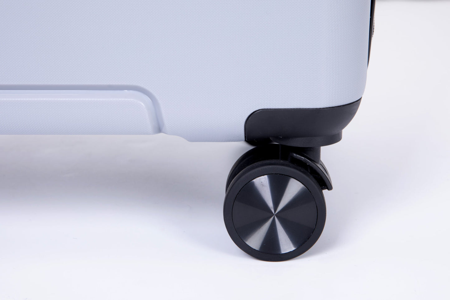 Hardshell Suitcase Spinner Wheels PP Luggage Sets Lightweight Suitcase with TSA Lock,3-Piece Set (20/24/28) ,Silver - Korvel