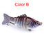 10cm Luya Bait Multi-Section Fish Plastic Hard Bait 15.5g Seven Sections Luya Bionic Bait Section Long Distance Cast Fake Bait Bait - Korvel