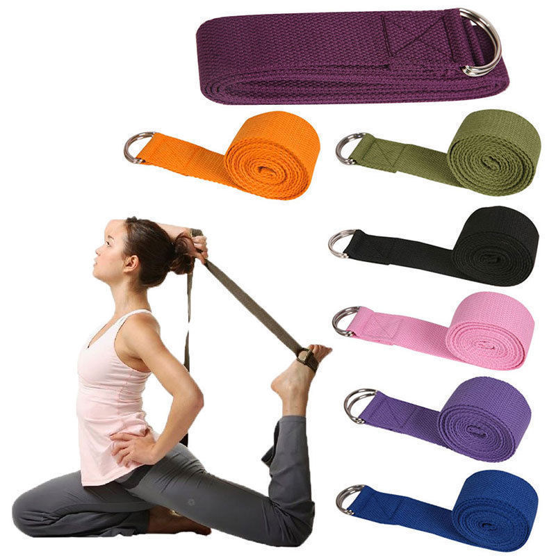 180CM Sport Yoga Stretch Strap Belt Gym Waist Leg Fitness Adjustable Belt Yoga Training Fitness Accessories Sporting Tools - Korvel