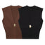 Elegant Casual Commuting Vest V-neck Tank Top for Women withDesign Sense - Korvel