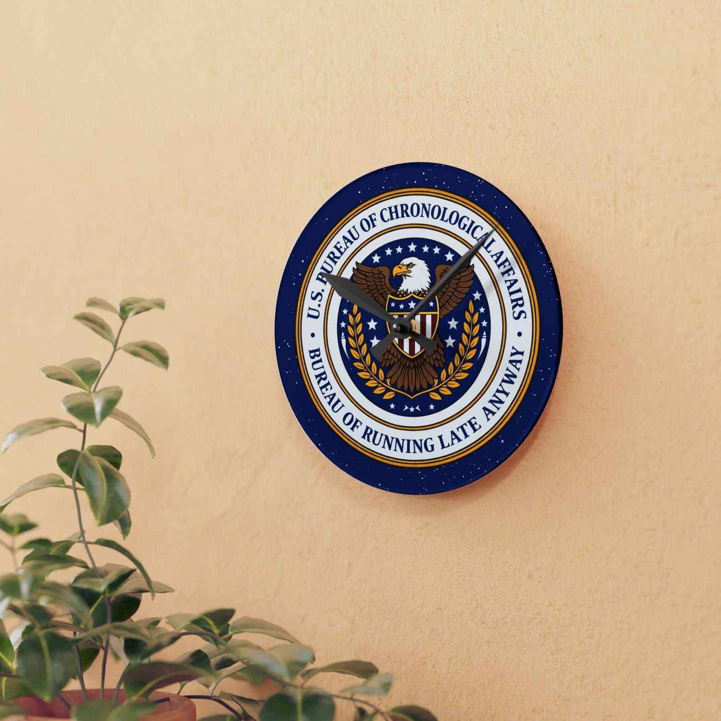Horloge murale du Bureau américain des affaires chronologiques