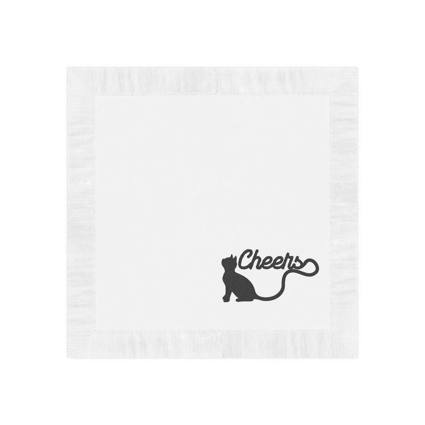 Cheers Cat Tail Cocktail & Luncheon Napkins